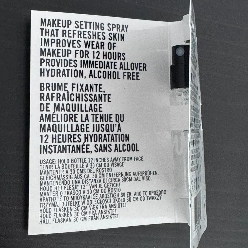 MAC Prep + Prime Fix+ Face Primer & Makeup Setting Spray sample